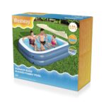 Bestway Piscină Inflabilă 2 Camere Dreptunghiulară cu Copertină 254x178x140 cm +6 Ani - Image 2