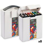 Set de Carioci Carioca PLUS SKETCH MARKER Multicolor 32 Piese (8 Unități)