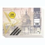 Hârtie de desen Pacsa ART Alb A3 250 Frunze (4 Unități) - Image 2