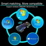 3in1 2.4G Wireless Rainbow Gaming Keyboard Mouse Set LED Backlit For PC PS4 - Image 6