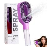 2in1 Sprayer Comb Detangling Scalp Massage Hairbrush With Spray Bottle Essential Oil Water Mist Spray Brush Anti-static Summer - Image 8