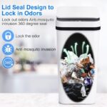 12L Smart Trash Bin Rubbish Motion Sensor Touchless Bathroom Odourles Toilet Can - Image 3
