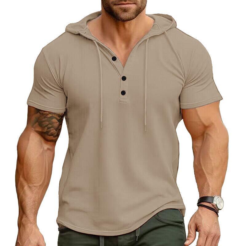 7c390ed1-b10d-438b-9ed6-2067e1803791.jpg Cross-border Mens Sportswear Fitness Short-sleeve T-shirt - Image 1