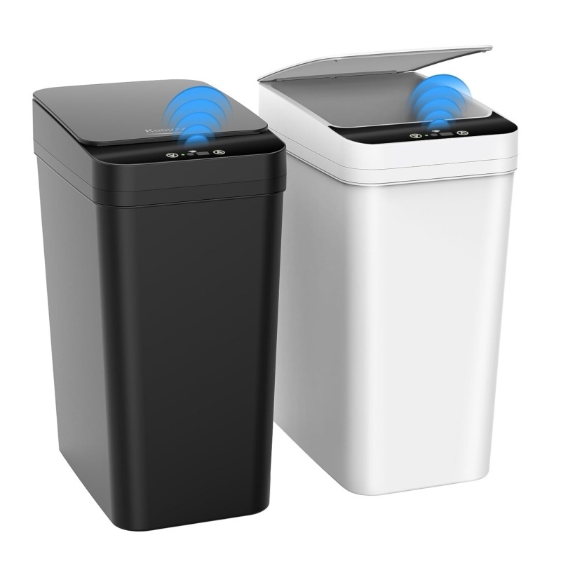 8ecc2e85-4b6d-4974-be71-f51d68009f16.jpg 12L Smart Trash Bin Rubbish Motion Sensor Touchless Bathroom Odourles Toilet Can - Image 1