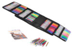 Set 242 piese, Pixuri cu gel multicolor + Rezerve + Carte de colorat + Penar - Image 5