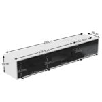 TV Cabinet, High-gloss TV Cabinet, Matching Colours In White And High-gloss Black, With Colour-changing LED Lights.only Front Cabinet Door High-gloss - Image 3