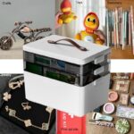 3 Layers Medicine Storage Box, Portable First Aid 3 Tier, White - Image 6