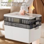 3 Layers Medicine Storage Box, Portable First Aid 3 Tier, White - Image 7