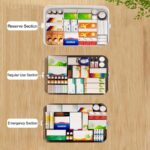 3 Layers Medicine Storage Box, Portable First Aid 3 Tier, White - Image 9