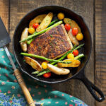 Set Of 3 Cast Iron Non Stick Skillet Griddle Cooking Pan Pre-Seasoned Frying Pan - Image 10