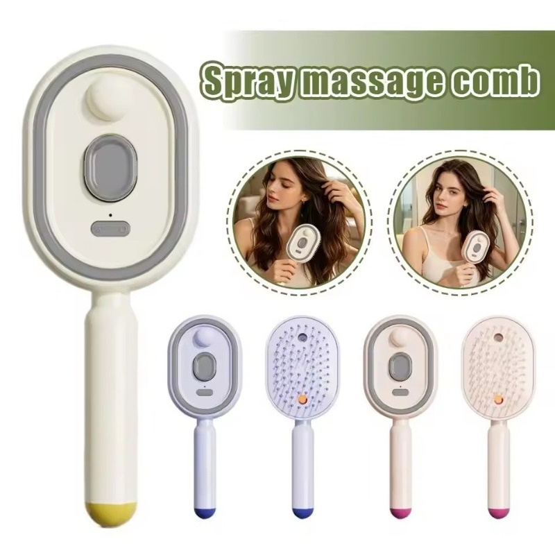 fd6d1f6e-a3f9-44ac-806c-b71cffdcffa7.jpg Electric Spray Airbag Massage Comb Essential Oil Atomized Hair Brush Anti-static Salon Fluffy Modeling Hair Care Tools - Image 1