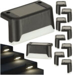 Set 8 Lampi solare LED pentru iluminat scari exterioare cu senzor crepuscular - Image 6